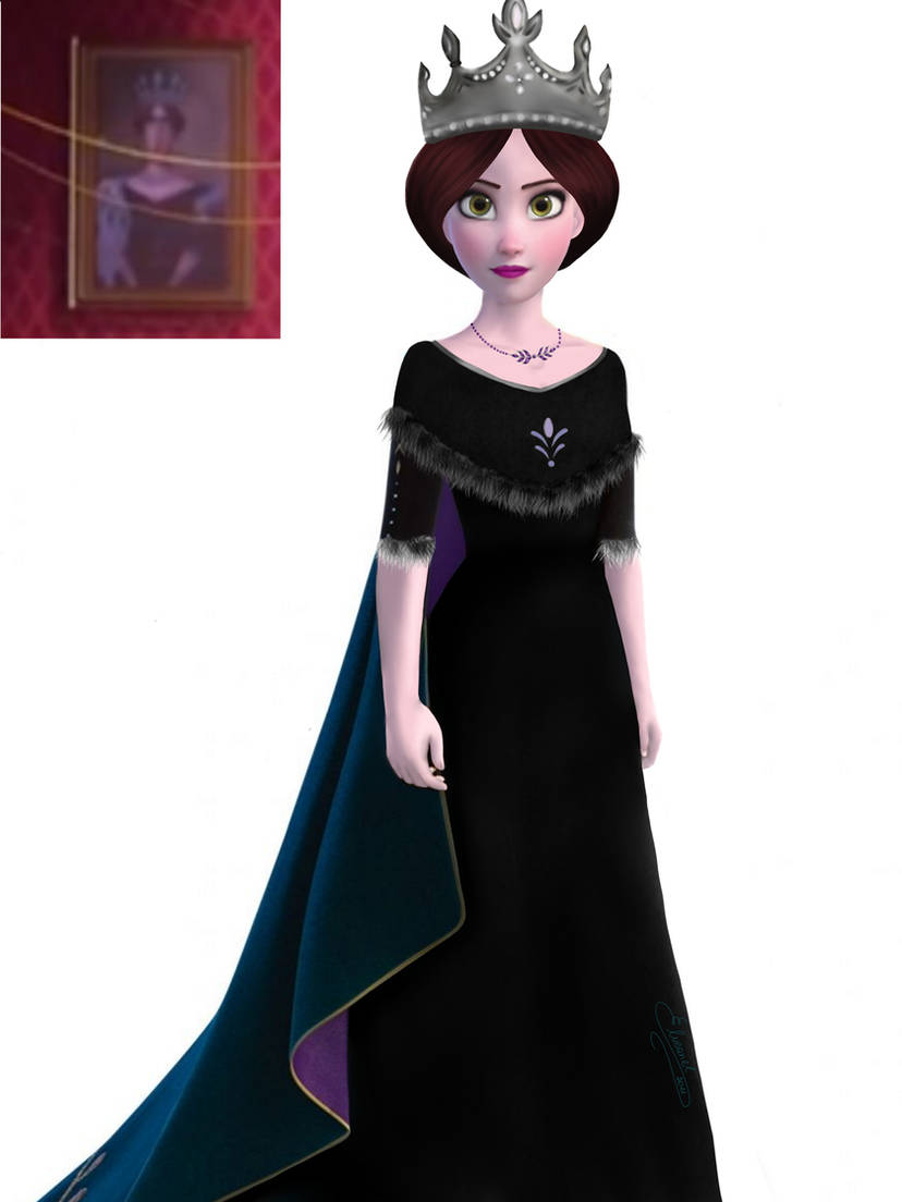 Queen rita of arendelle by elveariel